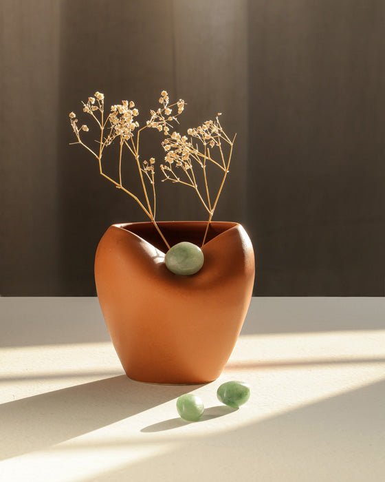 Gratitude Vase - Teracotta Brown