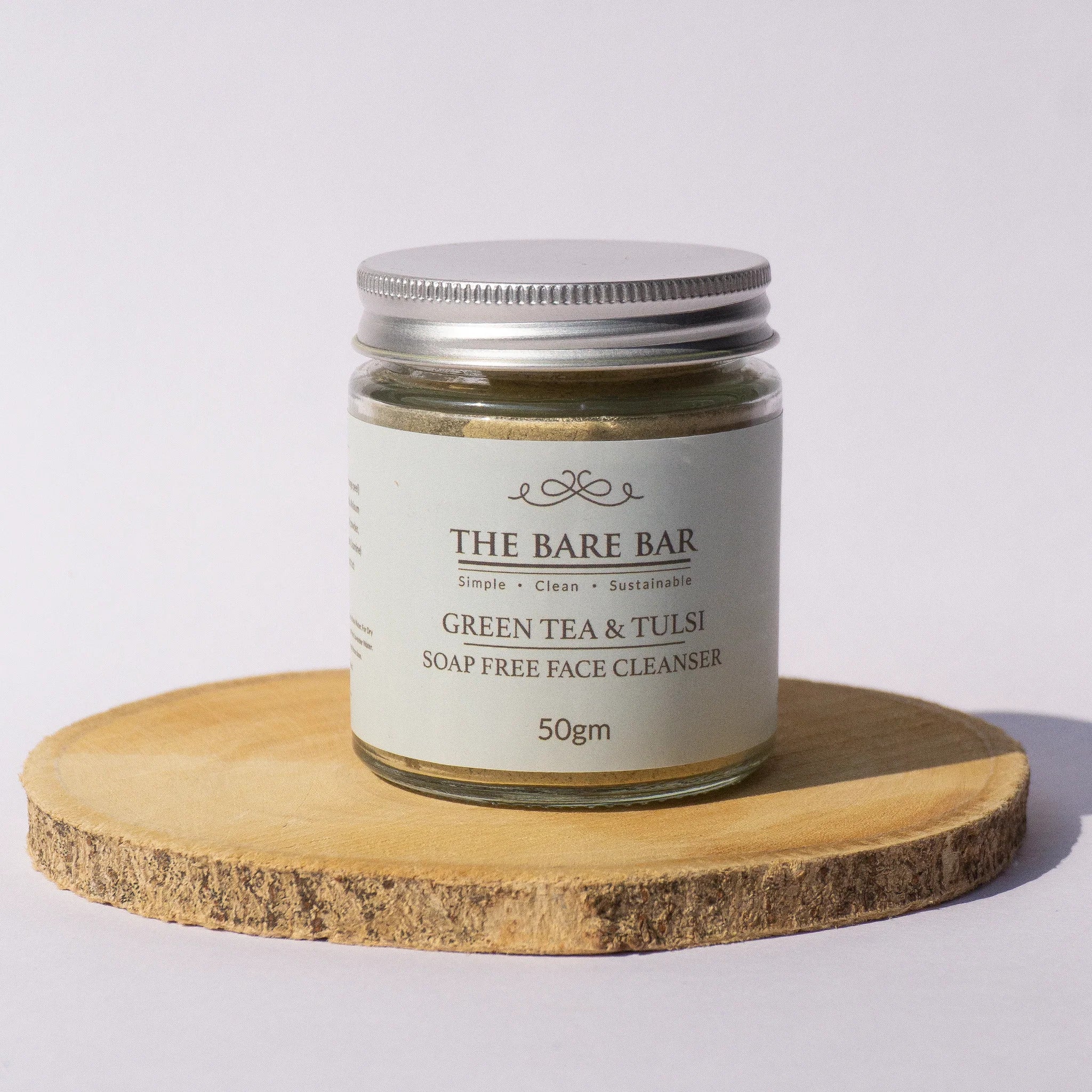 Green Tea And Tulsi Natural Face Cleanser and Mask- 10gm
