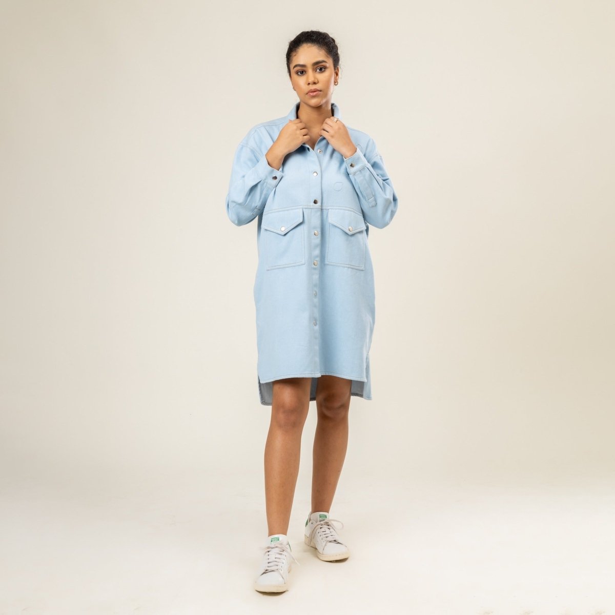 Greta Shirt Dress | Made of Recycled Denim