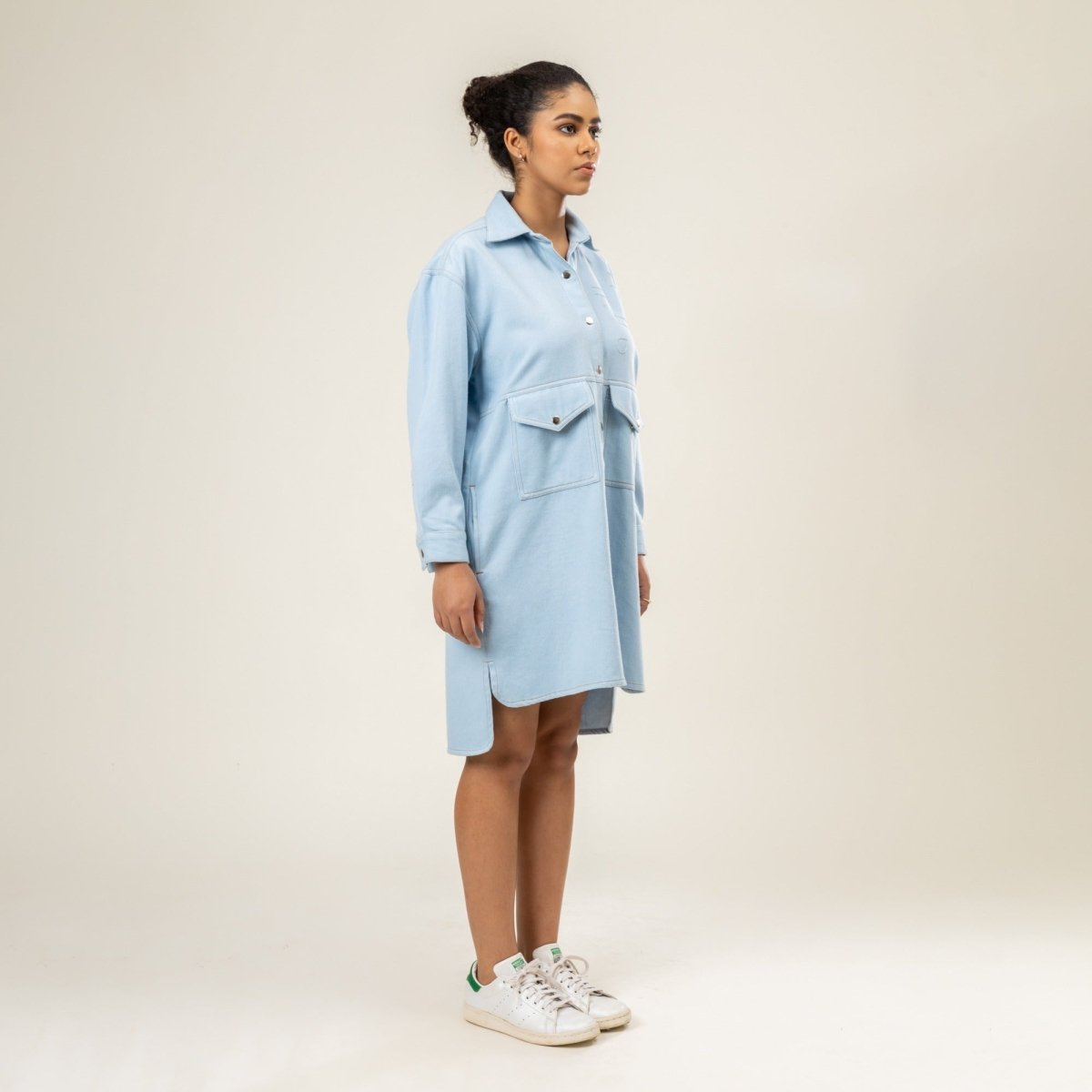 Greta Shirt Dress | Made of Recycled Denim