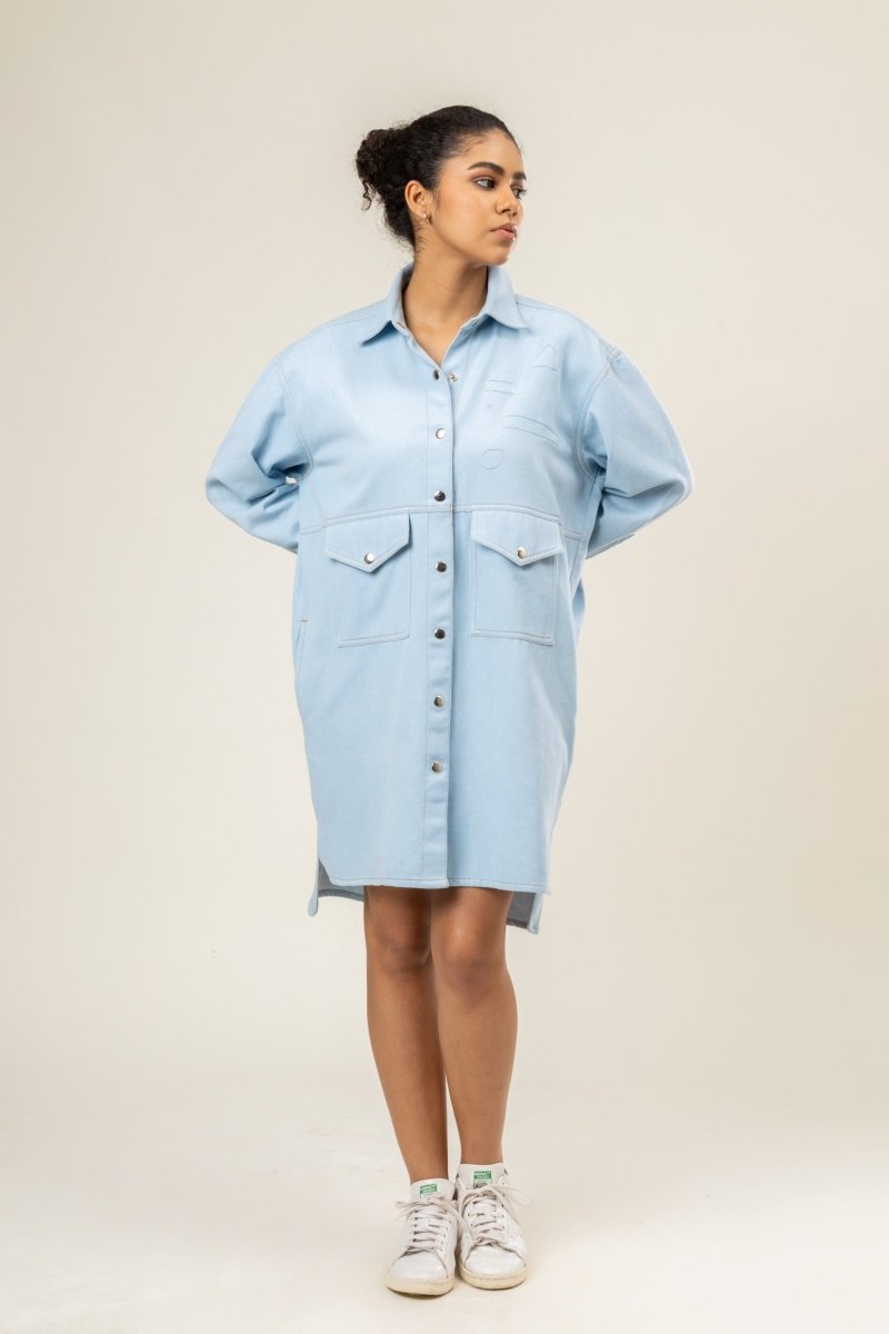 Greta Shirt Dress | Made of Recycled Denim