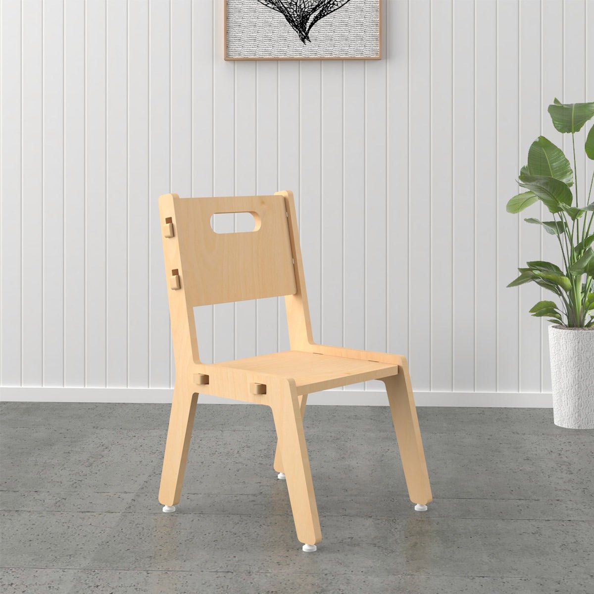 Grey Guava Childrens Wooden Chair