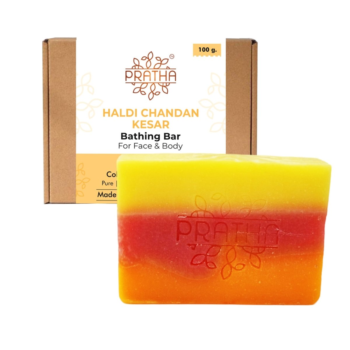 Haldi-Chandan-Kesar | Cold Process Handmade Soap