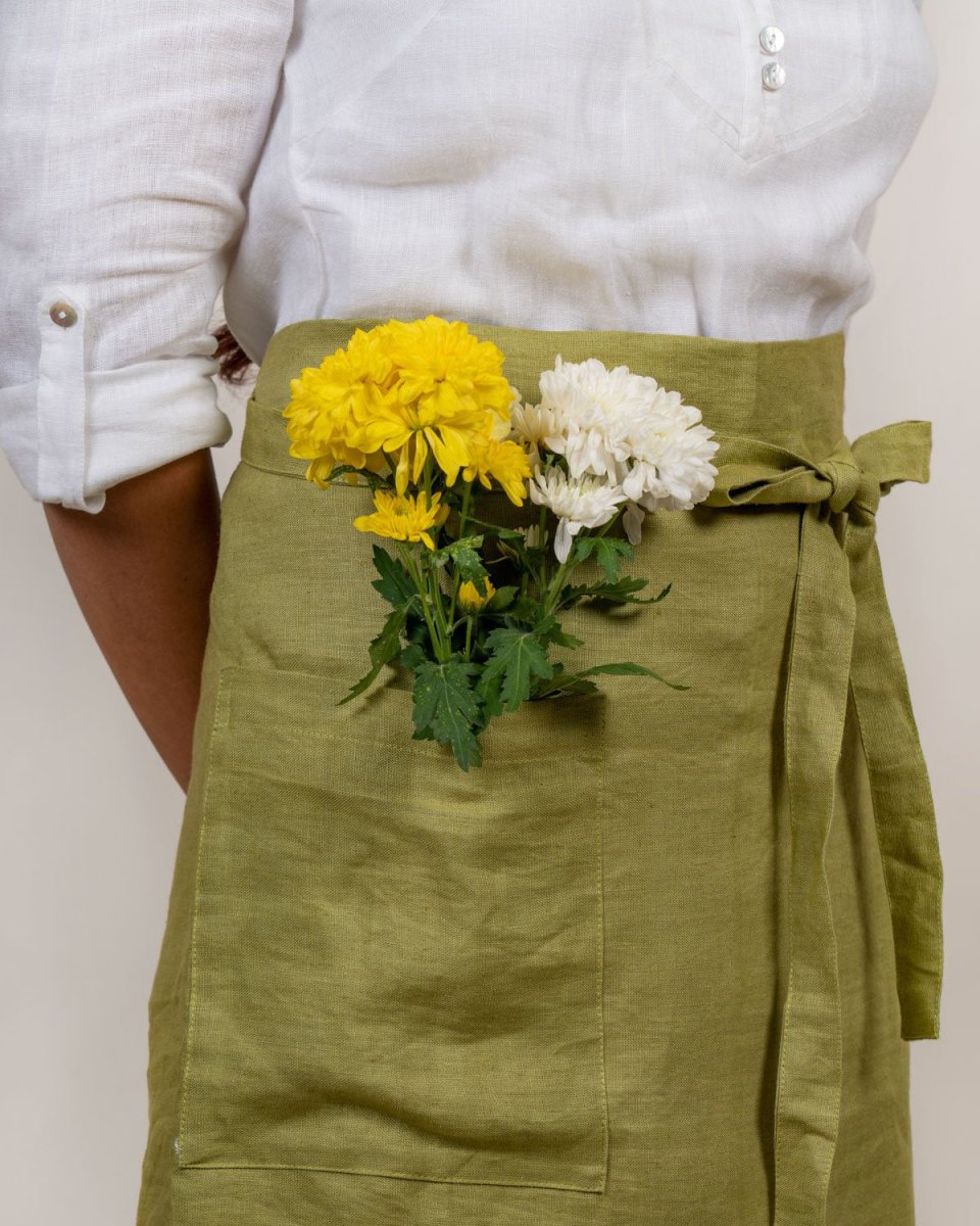 Half Apron in 100% Hemp