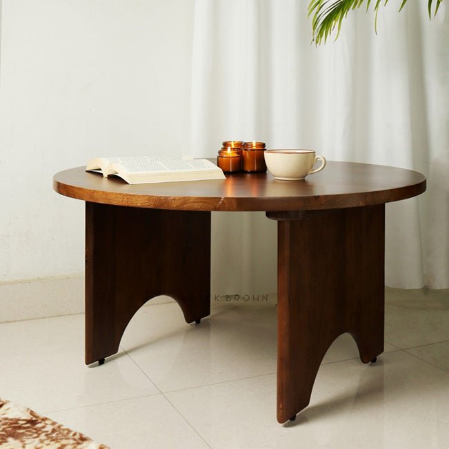 Halo- Handcrafted Mango Wood Coffee Table