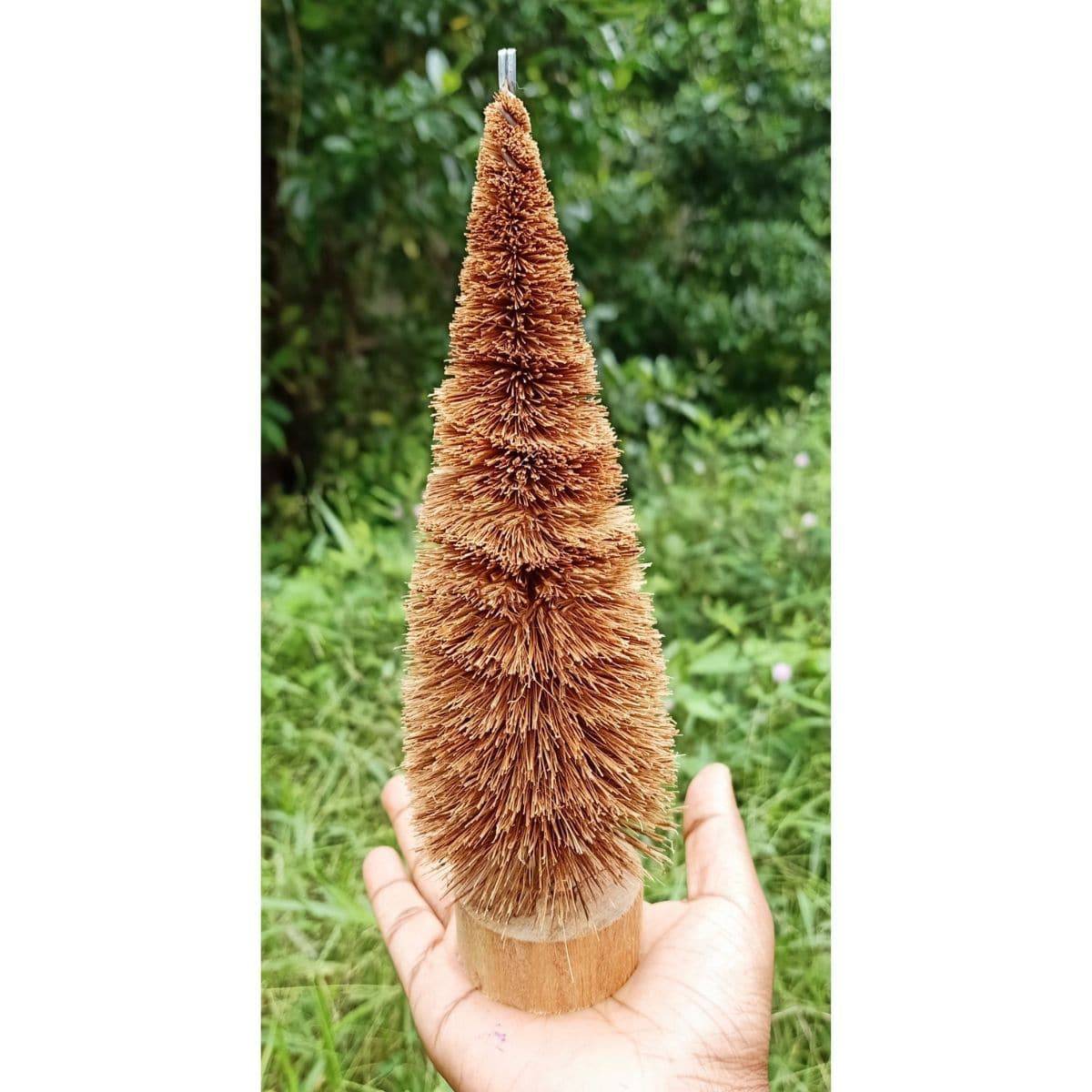 Handcrafted Coir Christmas Tree- 9*6*25 CM