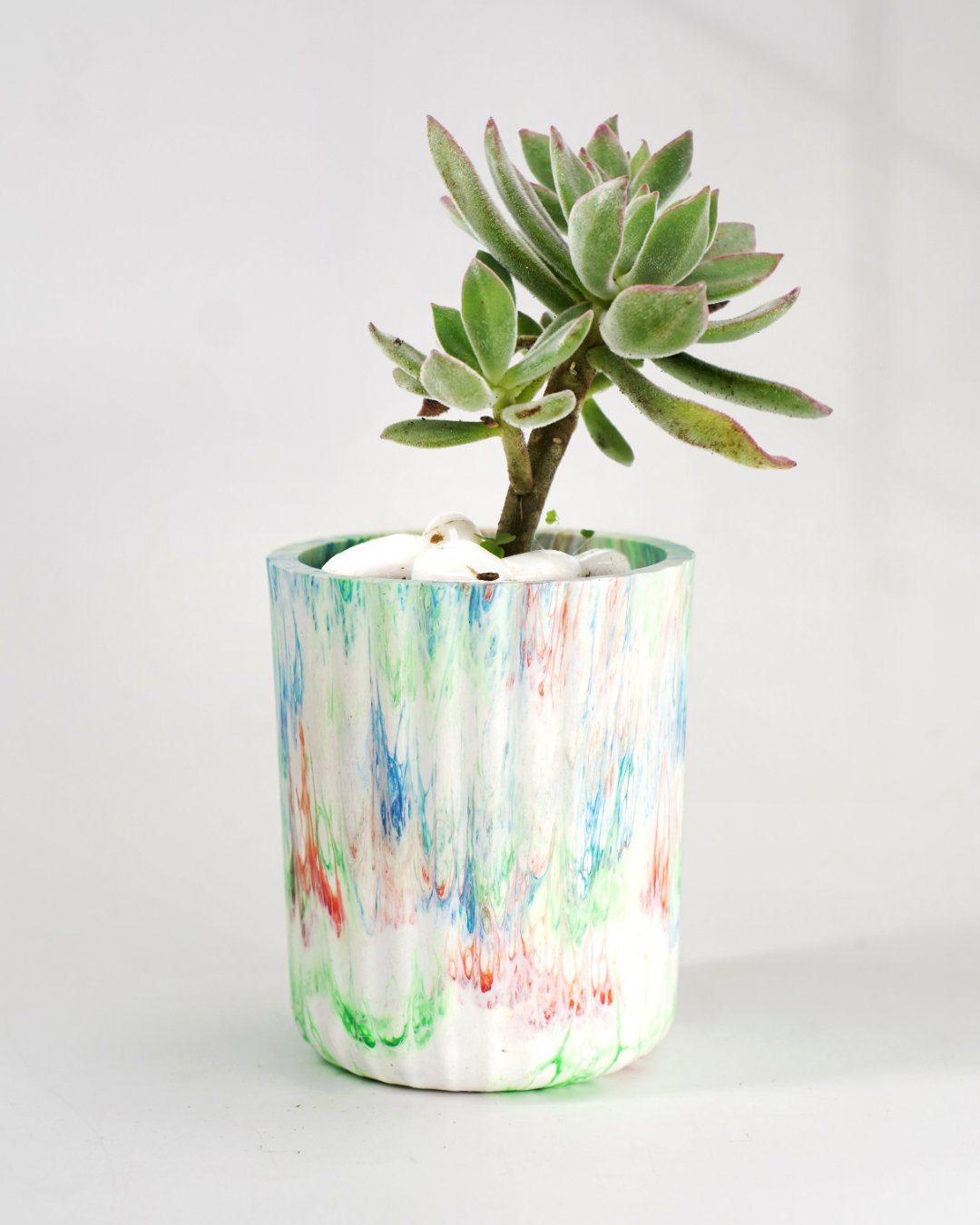 Handcrafted Recycled Eco-Pots- Spectra