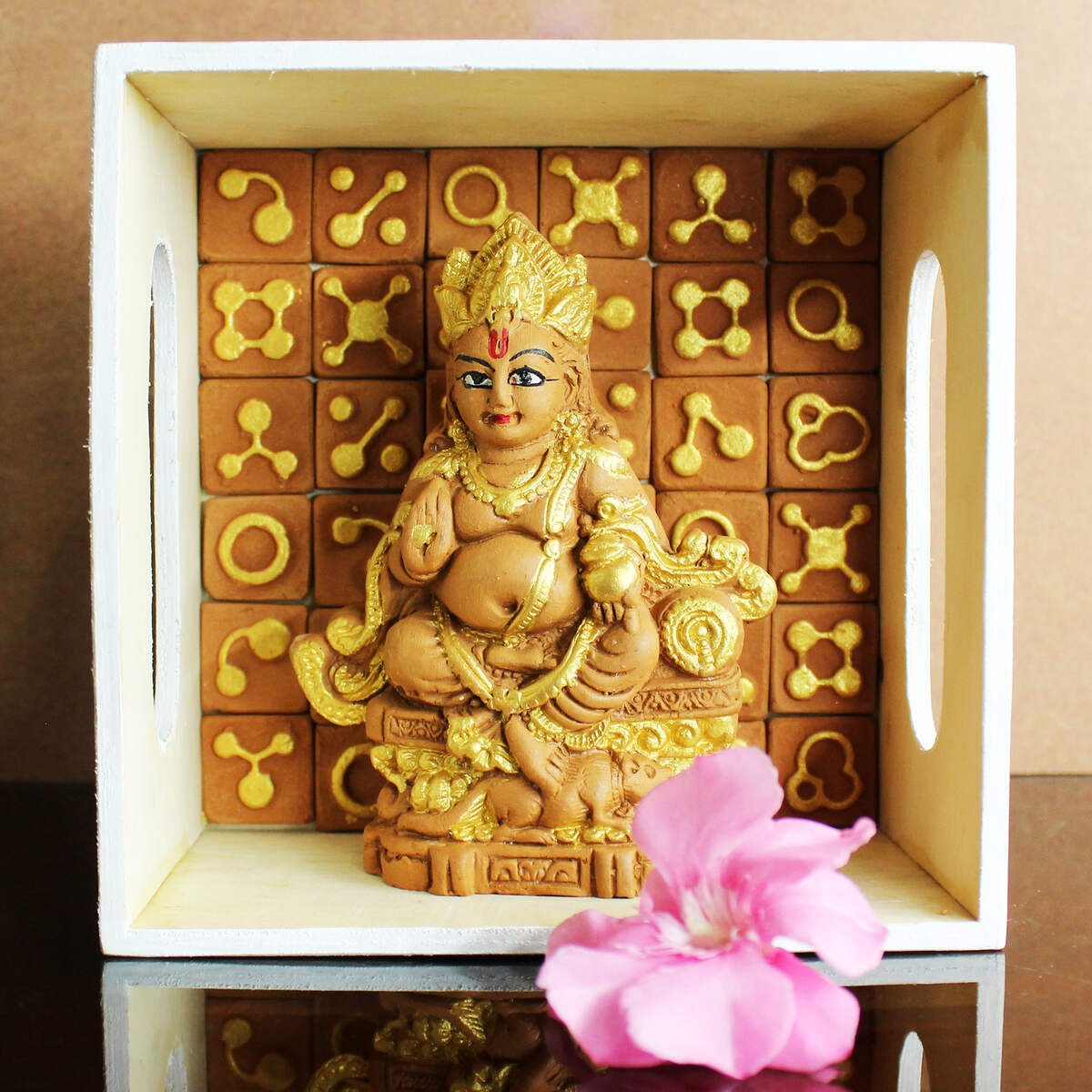 Handcrafted Terracotta Dharaj Kuber Idol