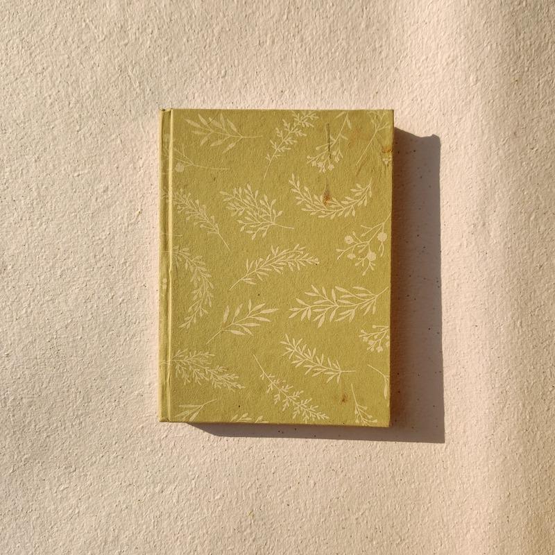 Handmade Paper Hardcover Notebook | Foliage