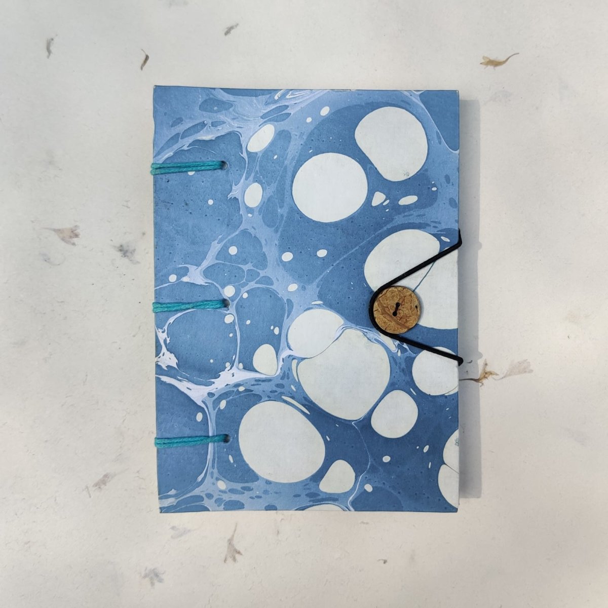 Handmade Paper Multilayer Notebook |  Blue Marble