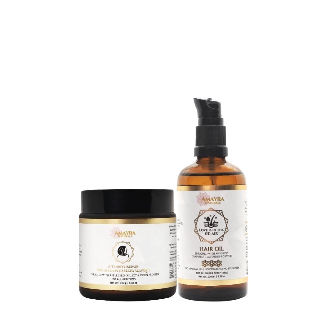 Healthy Happy Hair Combo Hair Oil + Hair Masque | 100ml + 100gm