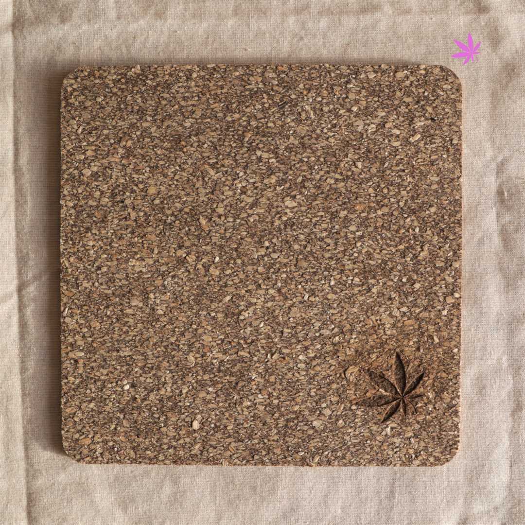 Heat- resistant Hemp Wood Trivets