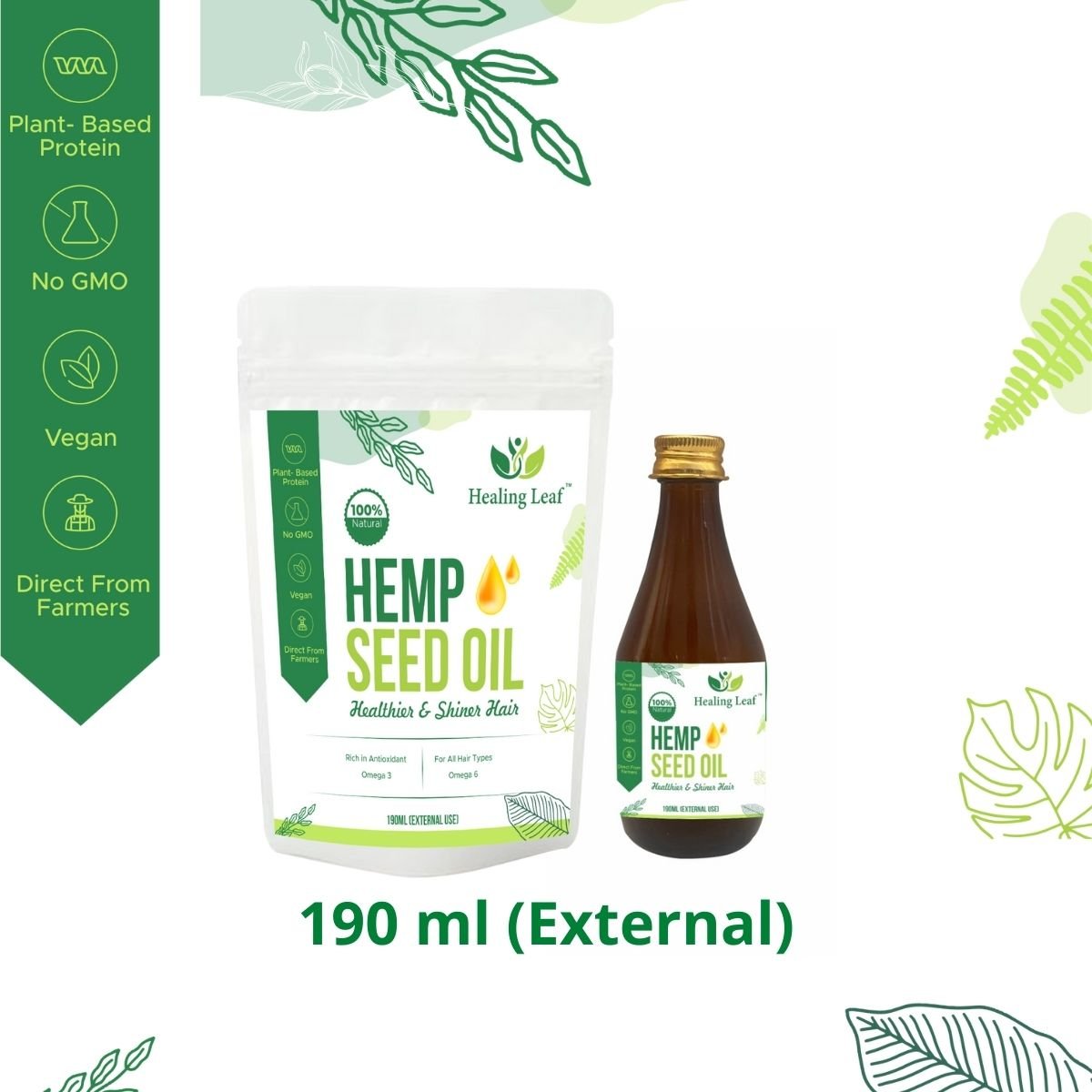 Hemp Hair Oil (190ml)