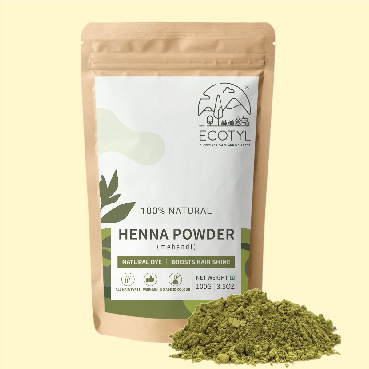 Henna Powder | Natural Hair Dye | Hair Strengthening | 100g