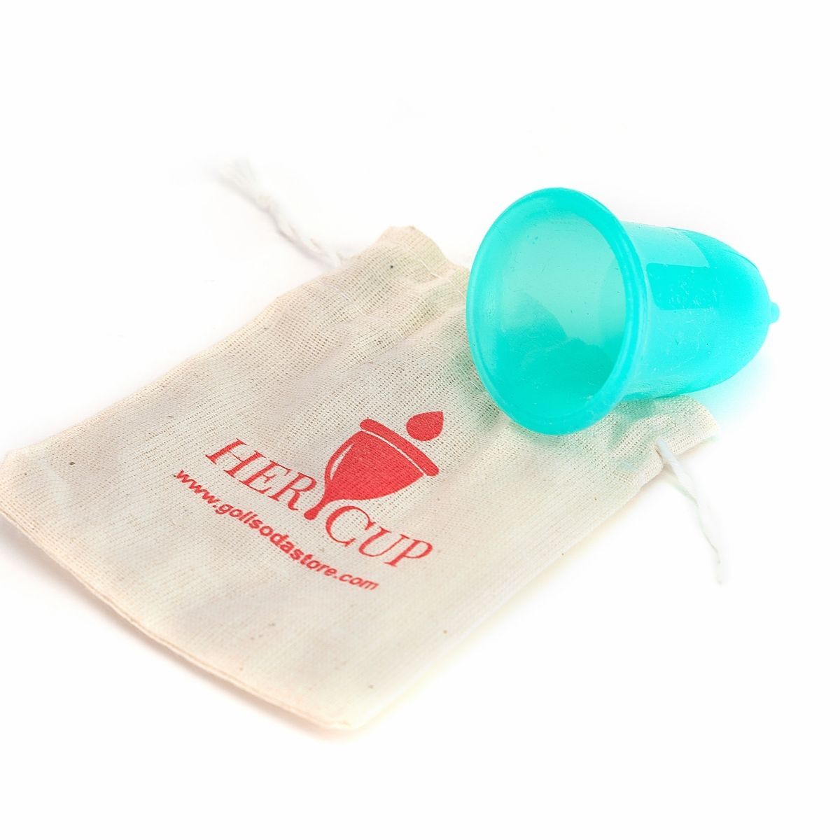 Her Cup Platinum-Menstrual Cup For Women by Regular Size - Teal