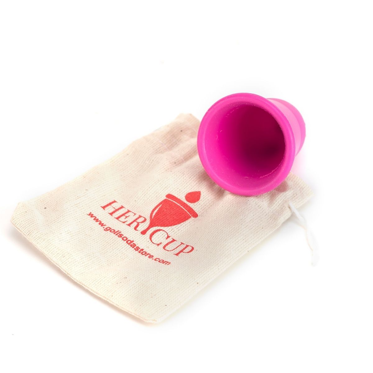 Her Cup Platinum- Menstrual Cup For Women, Regular Size - Fuschia