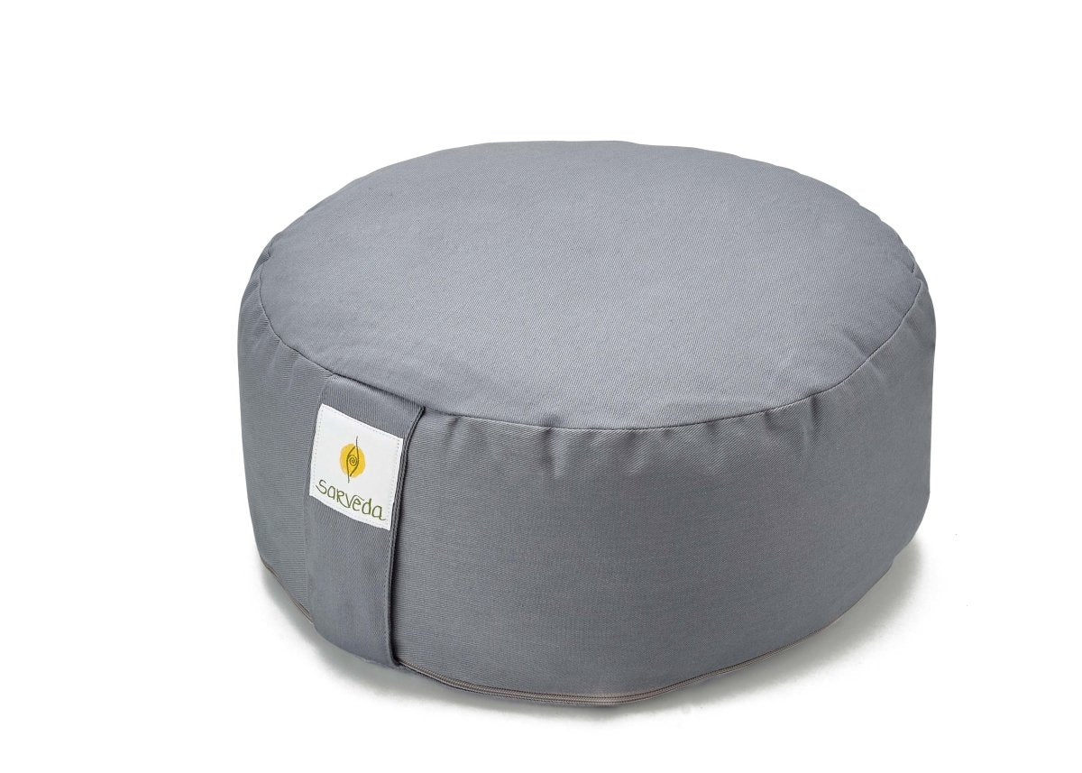 Hi-Zafu Meditation Cushion filled with Buckwheat Hulls | Organic Cotton