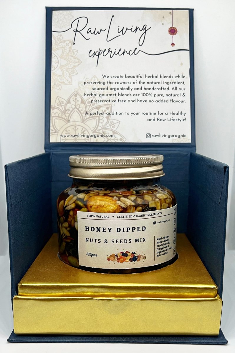 Honey Dipped - Nuts & Seeds Mix | Gift Pack | Healthy Gifting For Weddings and Corporates