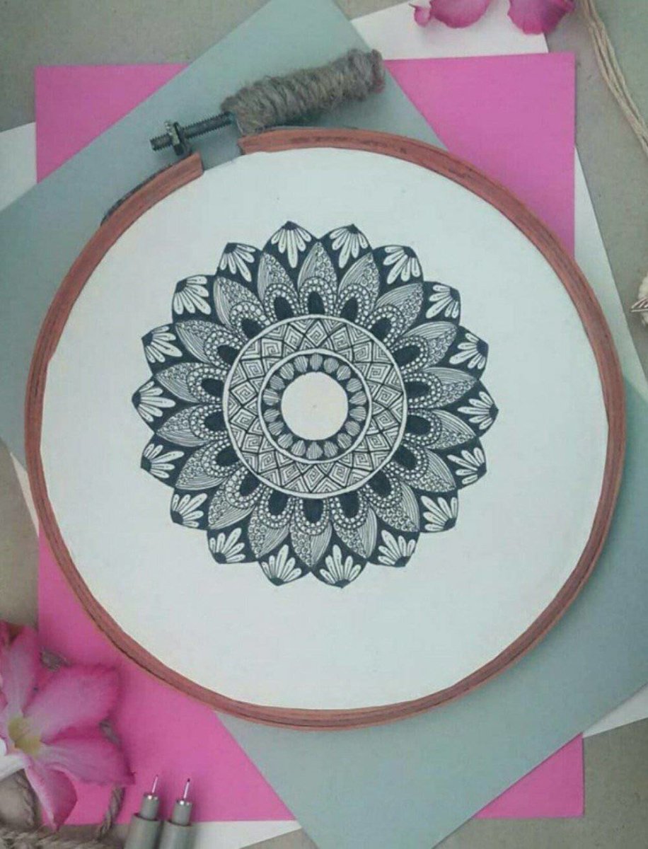 Hoop Mandala Wall Decor