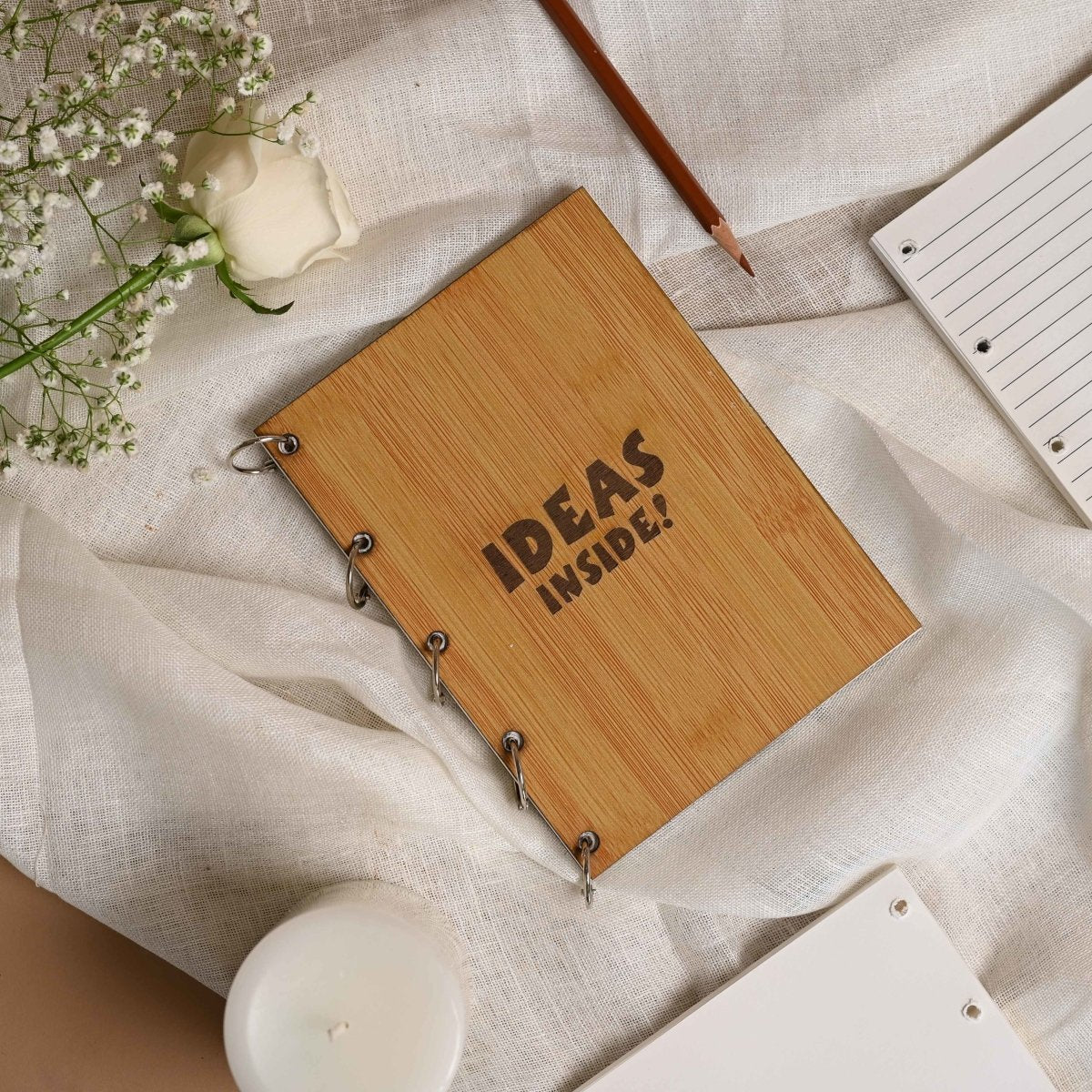 Ideas Inside - Refillable Notebook