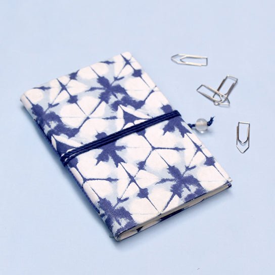 Indigo Blockprinted Pocket Diary