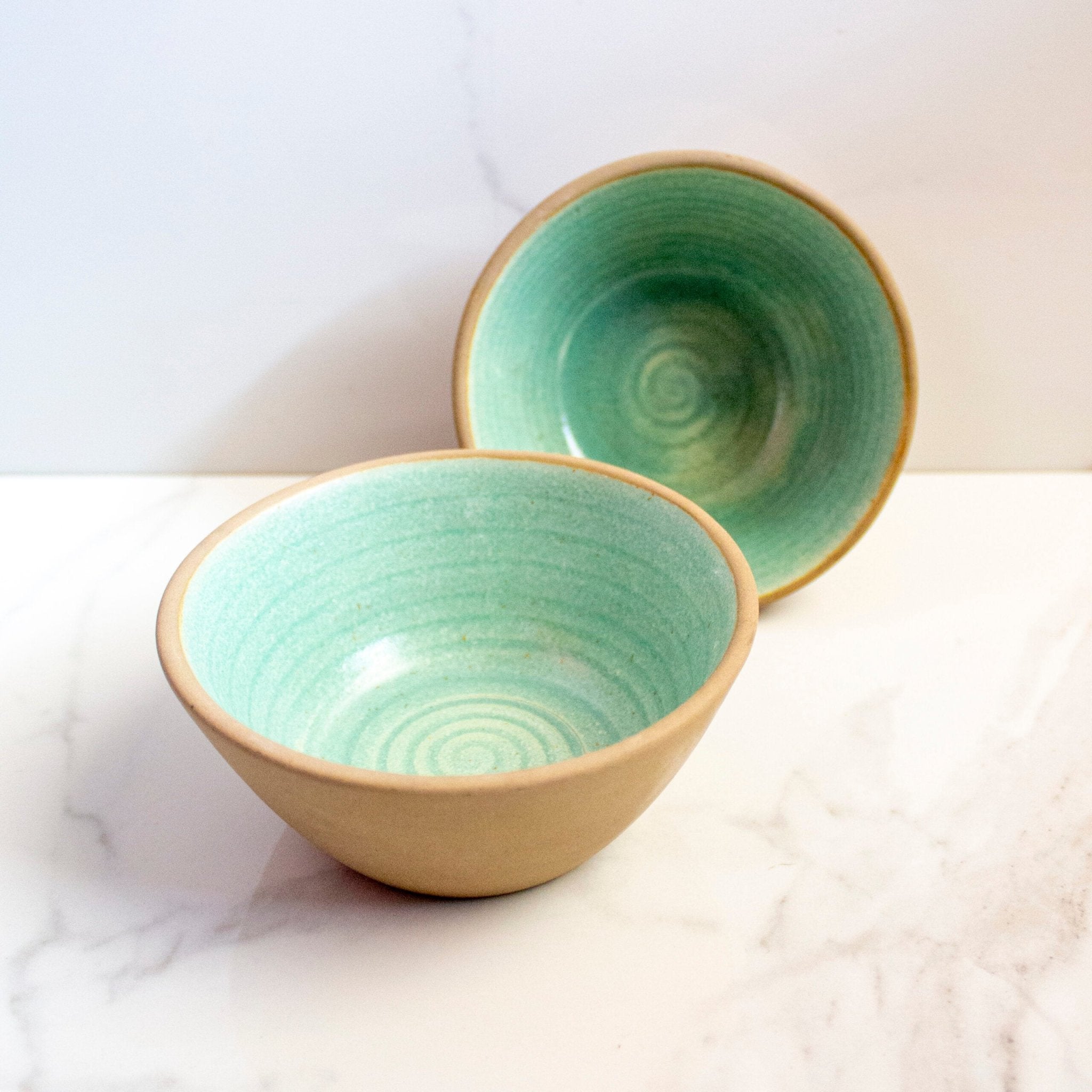 Inside Out Ceramic Soup Bowls ( Set of 2)