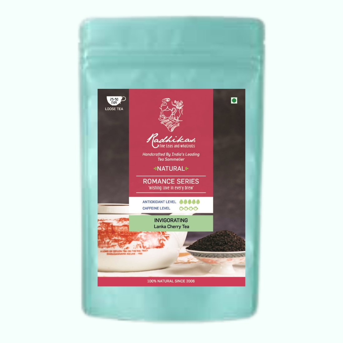 Invigorating Lanka Cherry Tea- For Insomnia and Stress- 50 g