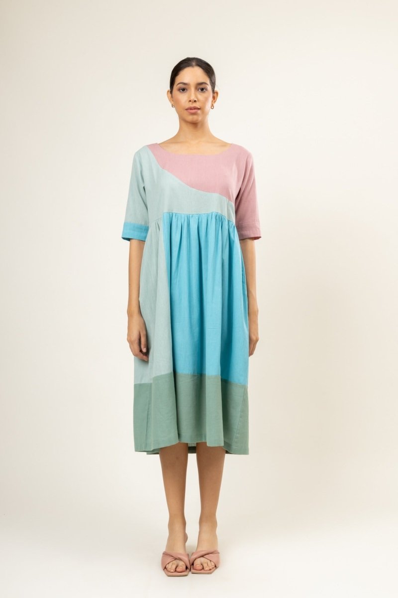 Jess Pastel Upcycled Cotton Dress