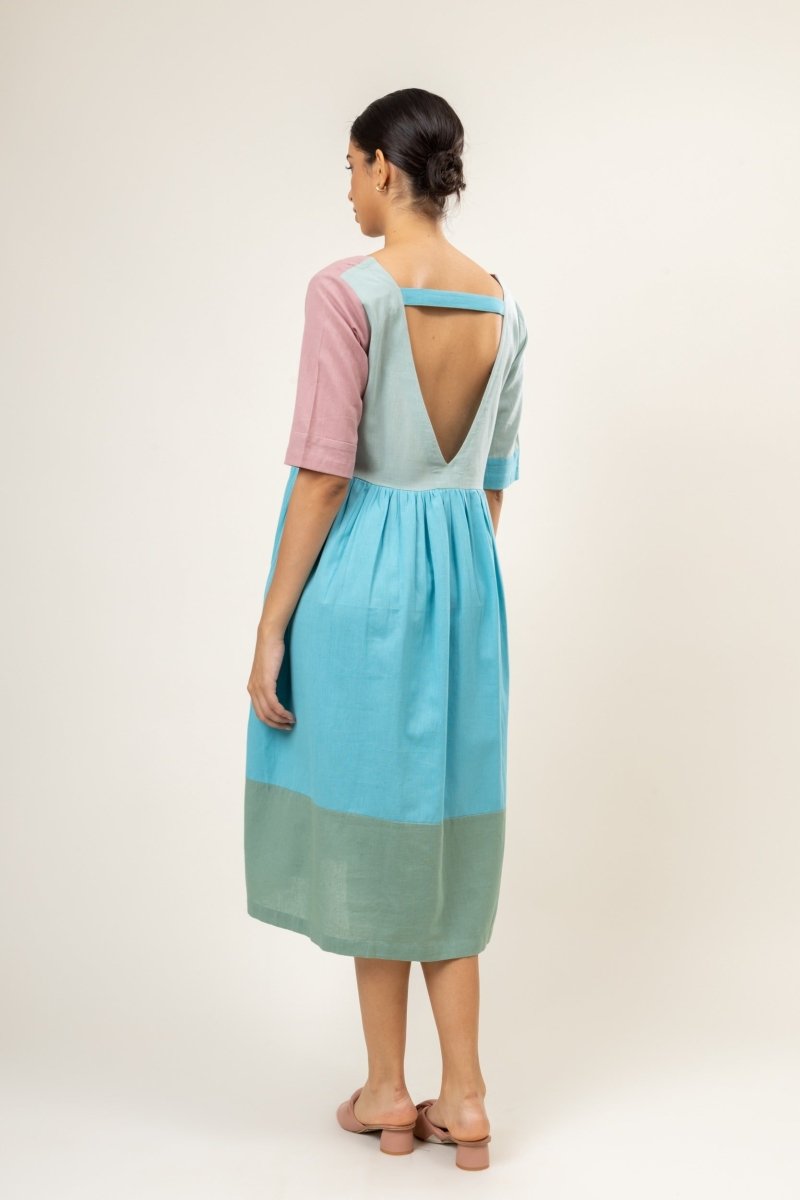 Jess Pastel Upcycled Cotton Dress