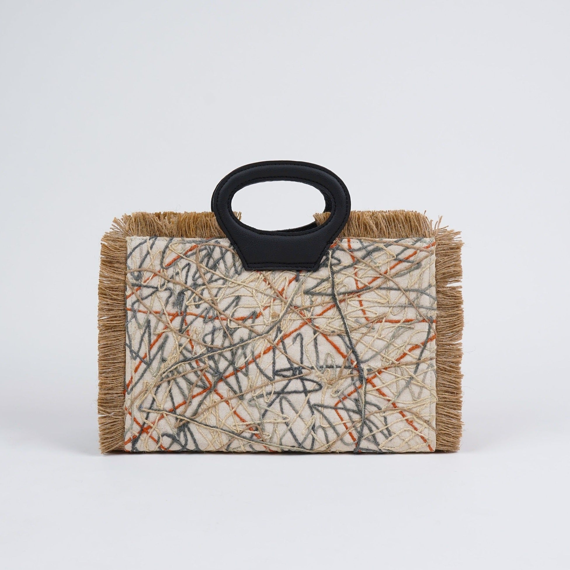 Jute Weave Shopper Bag