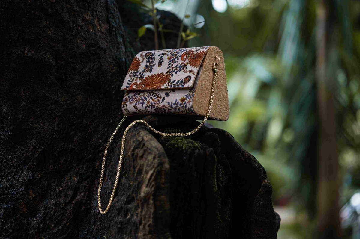 Kiah Crossbody Bag | Vegan Leather Bag | Biodegradable Cork and Cotton