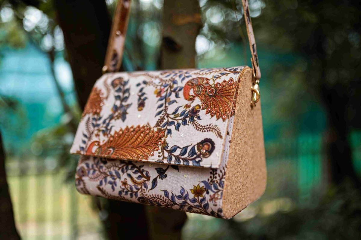 Kiah Crossbody Bag | Vegan Leather Bag | Biodegradable Cork and Cotton