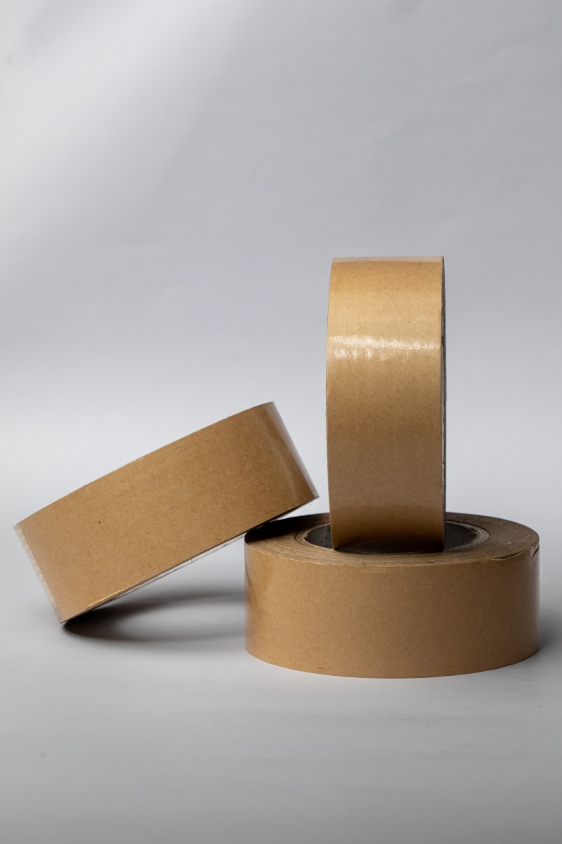 Kraft Paper Tape For Packing | 2 Inch Tape, 50 Meters | Pack Of 2 | Brown Eco-Friendly Tape