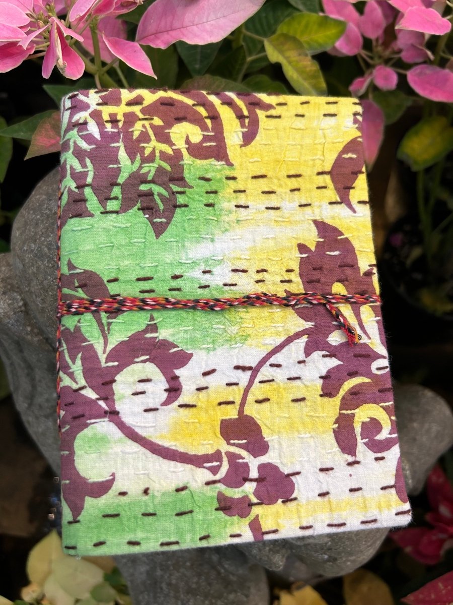 Laurel- Upcycled Fabric Journal-Doori