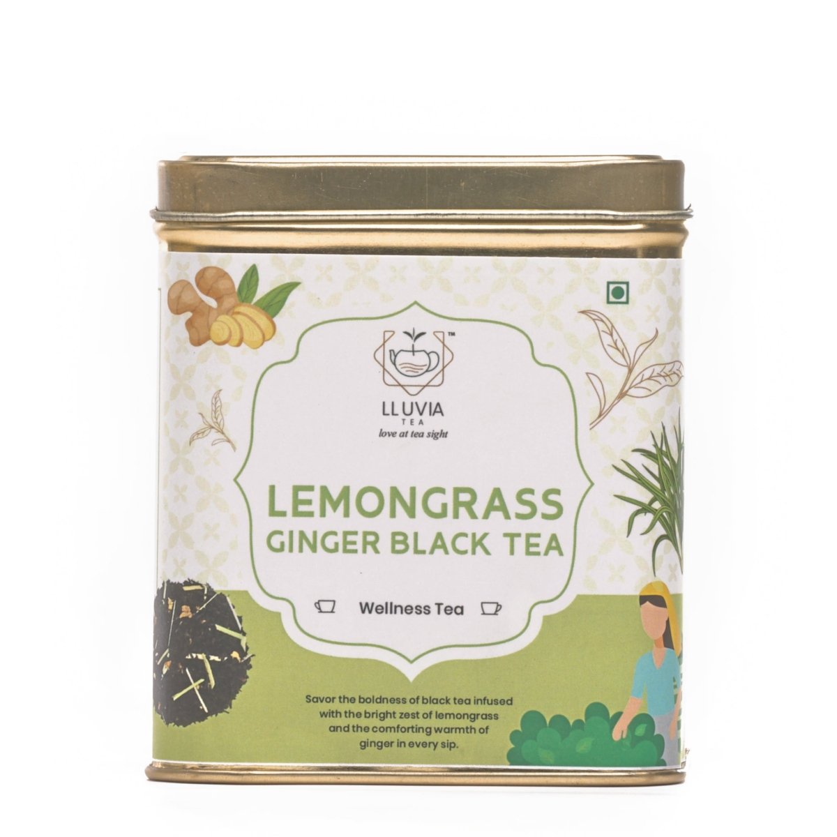 Lemongrass Ginger Black Tea|Digestive Health and Immunity- 50g