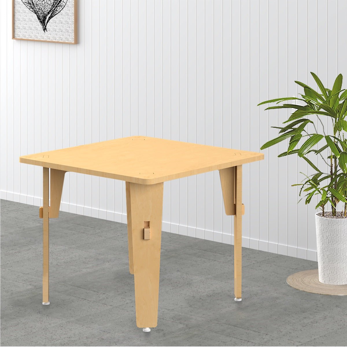 Lime Fig Wooden Table - 18 inches