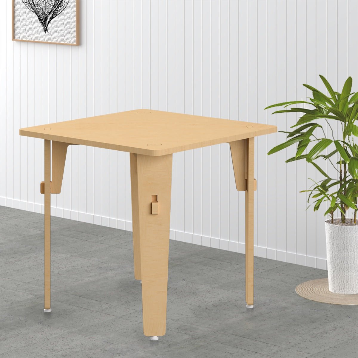 Lime Fig Wooden Table - 21 inches