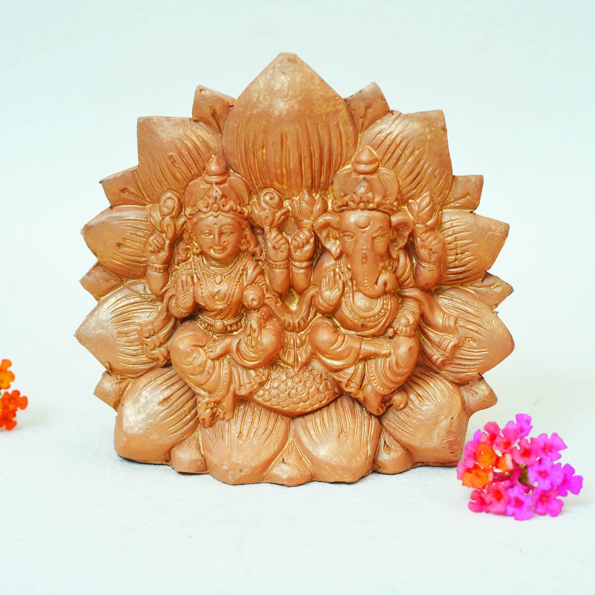 Little Ganesh & Lakshmi Together (Combo Pack Puja Idol Kit)