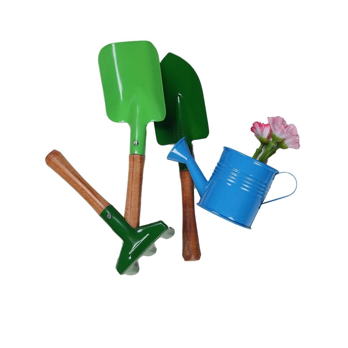 Little Greenkeepers' Wooden Handle Metal Gardening Tools