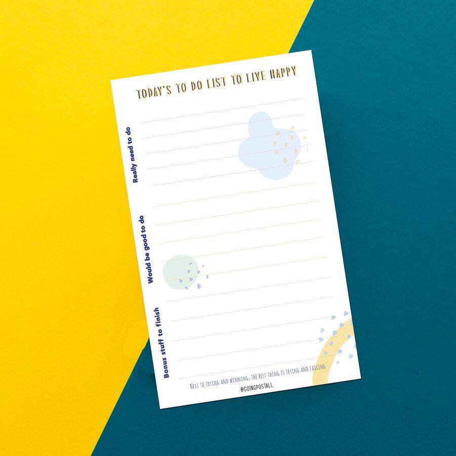 Live Happy Notepad