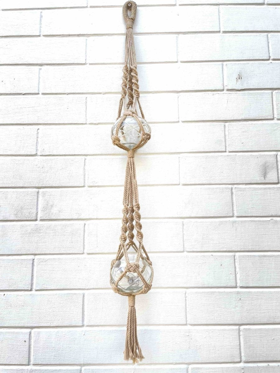 Macrame Candle Holder 2 tier 2.5ft