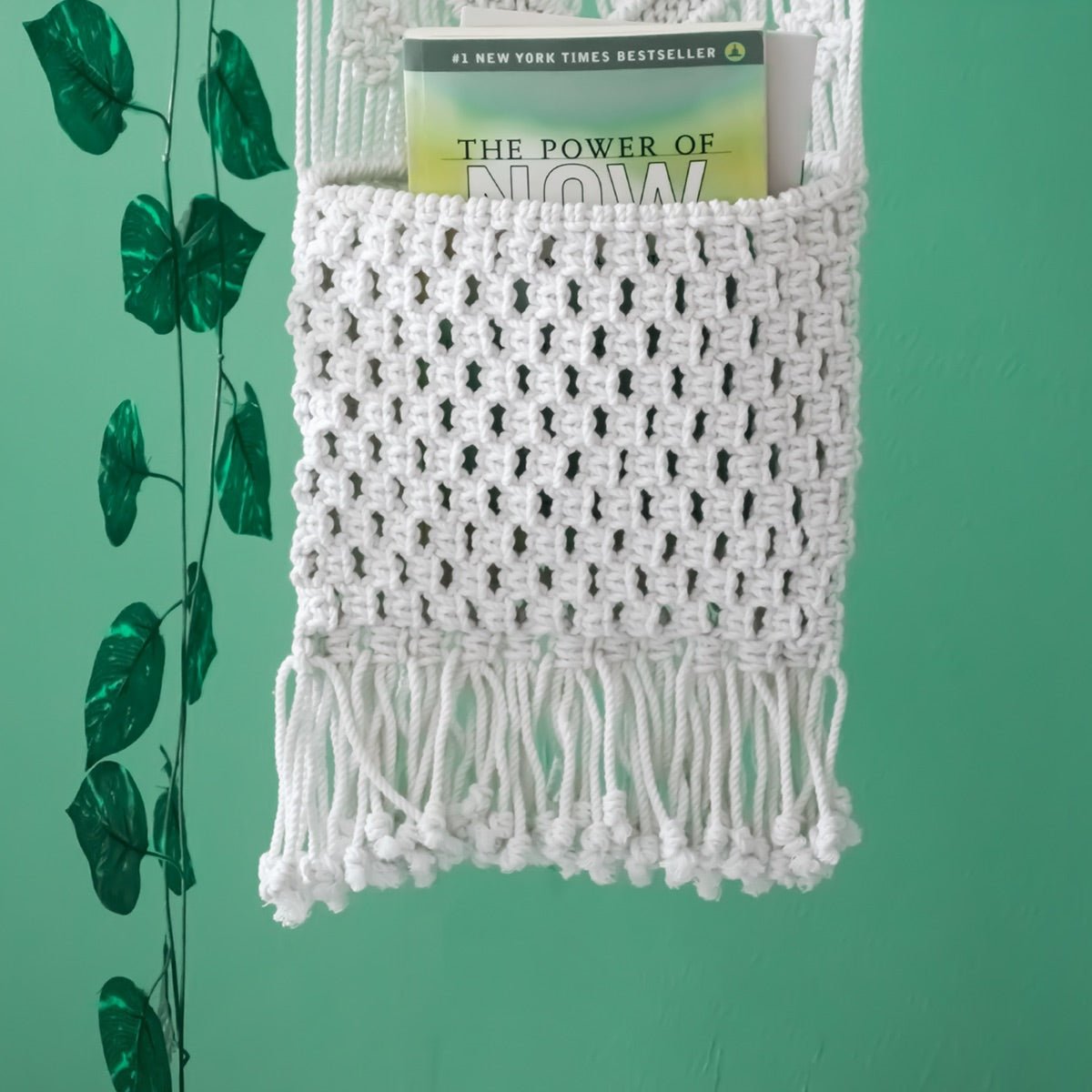 Macrame Magazine Holder - Large