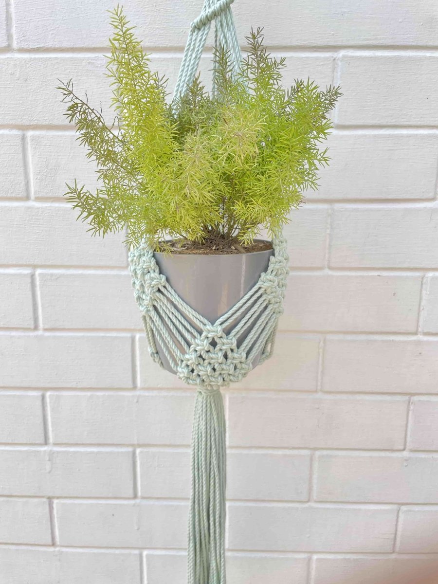 Macrame Plant Hanger Diamond Mesh