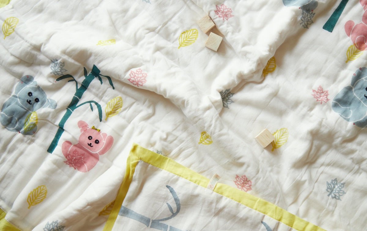 Quilt- K for Koala- Yellow