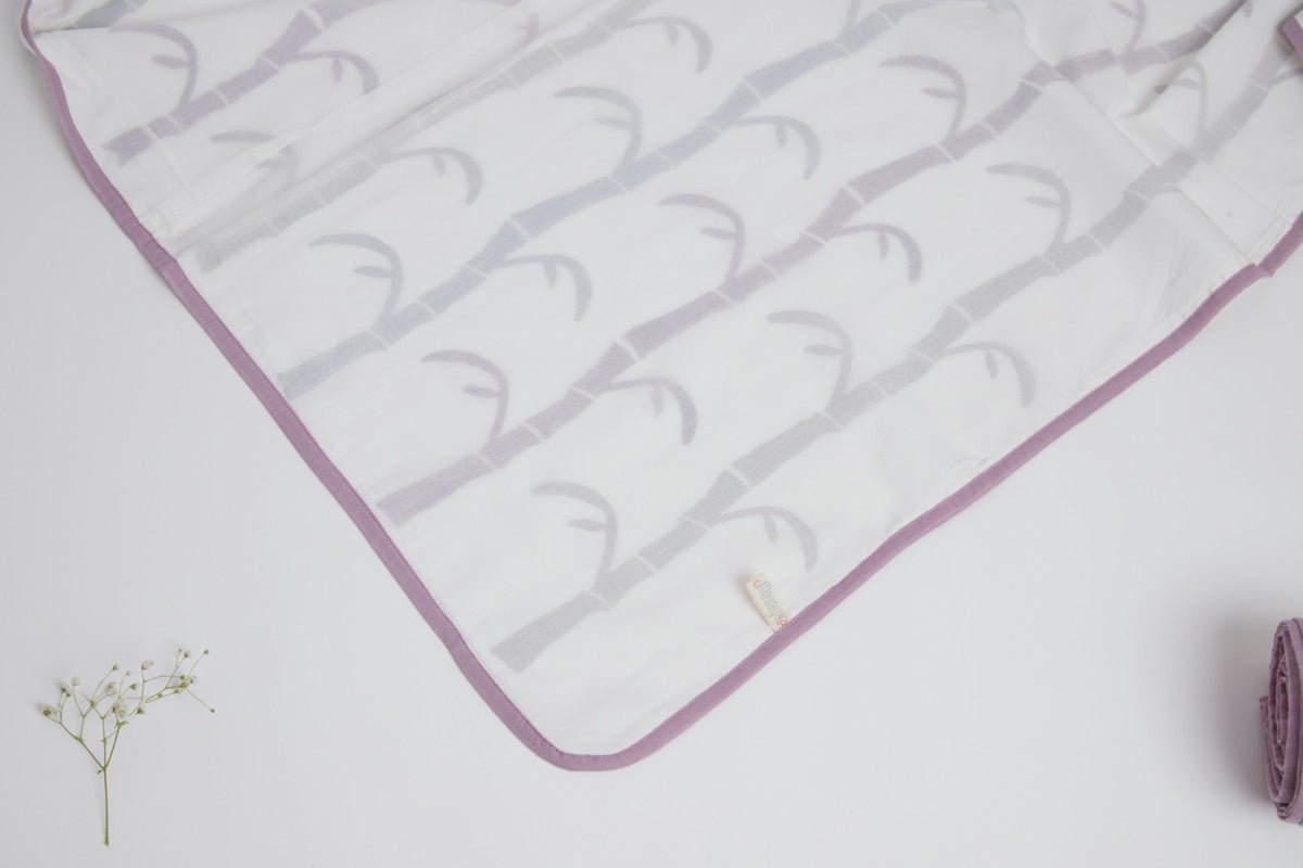 Single Dohar Blanket- K for Koala- Purple