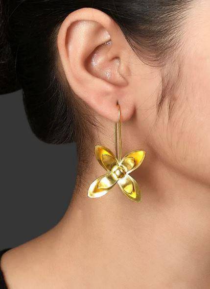 Minimal Brass Earrings