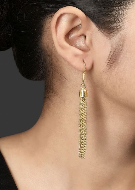 Minimal Brass Earrings