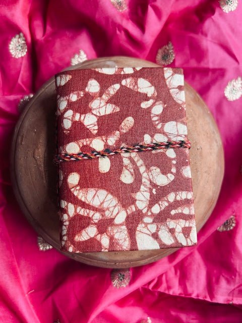 Mitti- Upcycled Handloom Fabric-Pocket Diary