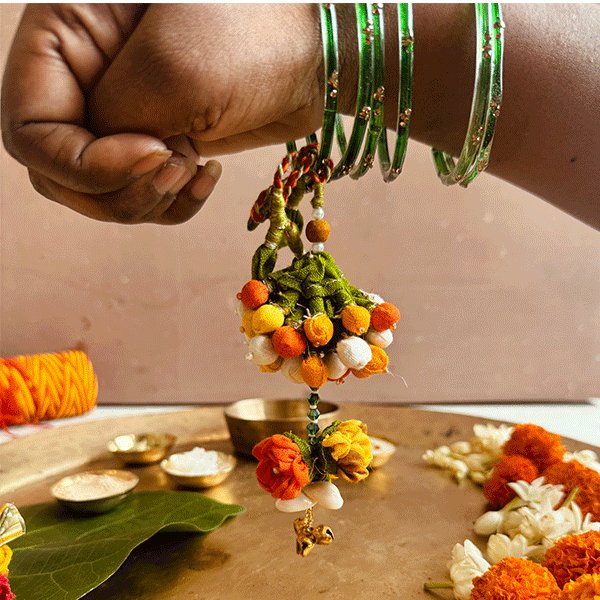 Mogra Ki Kali- Plantable Lumba Rakhi for Bhabhi