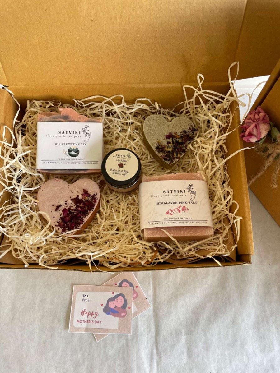 Sustainable Gift Box | Soaps and Lip Balm | Personal Care Gift Box | Gift for Rakhi